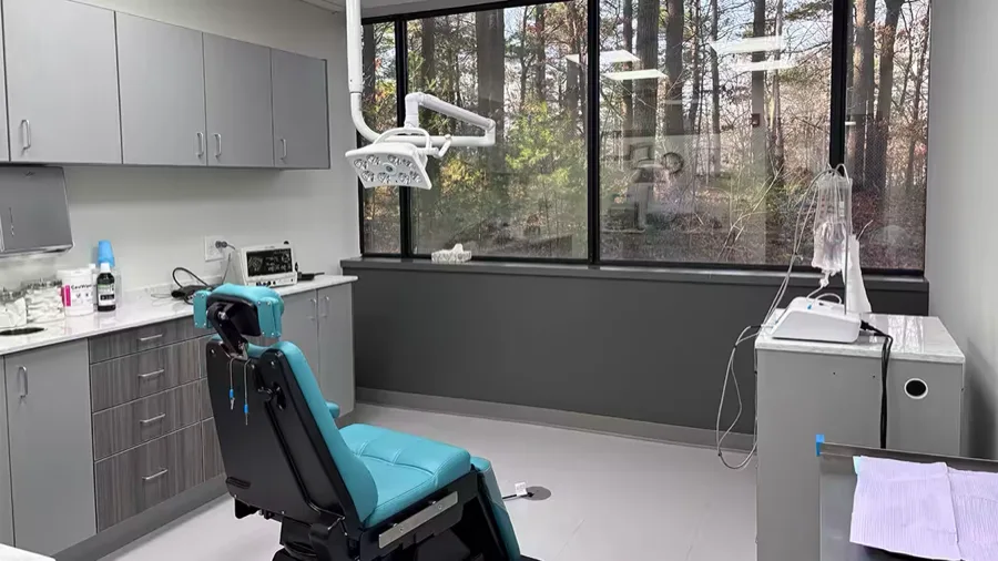 Consultation and exam room at Norwell Oral Surgery