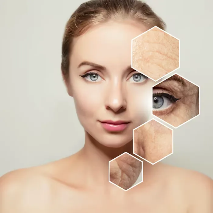 Illustration representing therapeutic BOTOX treatment for facial muscle tension